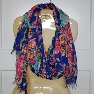 Betsey Johnson Floral Scarf